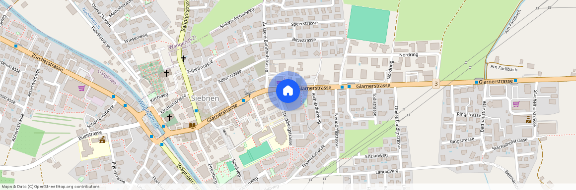 Glarnerstrasse 48, 8854 Siebnen, Lageplan