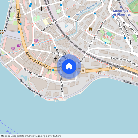 Avenue du Casino, 1820 Montreux