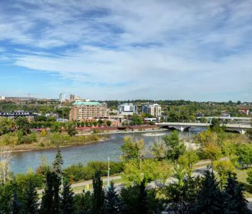 Great two bedroom with two bathroom apartment on 9th floor for rent. Great location. | 1108 6 Avenue Southwest, Calgary - Photo 1