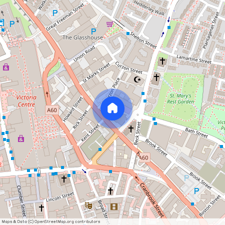 Huntingdon Street, Nottingham, Nottinghamshire, NG1