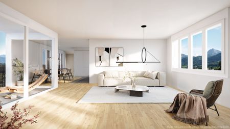 Modern 3.5-room apartment, ideally located in Bulle - Photo 3