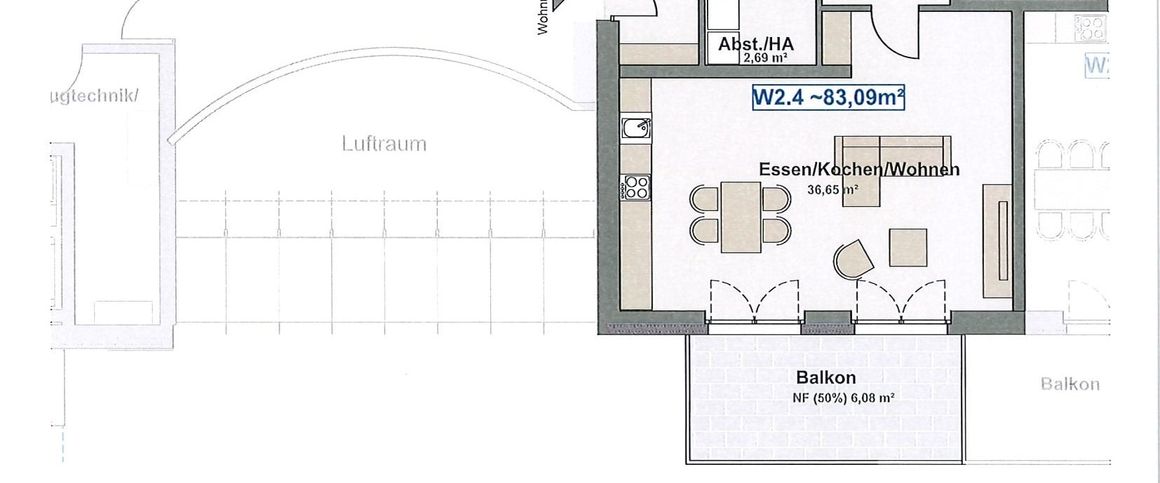 Wohnen am Obersee - Attraktive 2-ZKB-Wohnung mit Balkon - Foto 1
