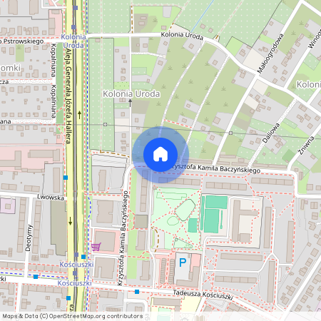 ul. Krzysztofa Kamila Baczyńskiego, Wrzeszcz Dolny, Gdańsk, pomorskie