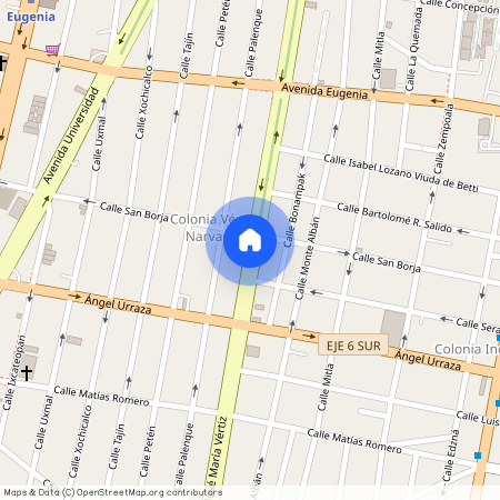 Dr José Maria Vértiz #491, Colonia Vertiz Narvarte, C.P. 03600, Df / Cdmx