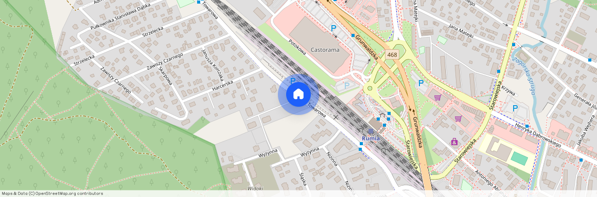 ul. Towarowa, Rumia, wejherowski, pomorskie