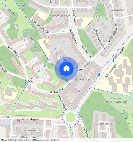 Multrågatan **, Råcksta