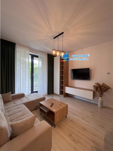 Inchiriere 2 camere parter gradina mobilat Baneasa Greenfield nou - Photo 3