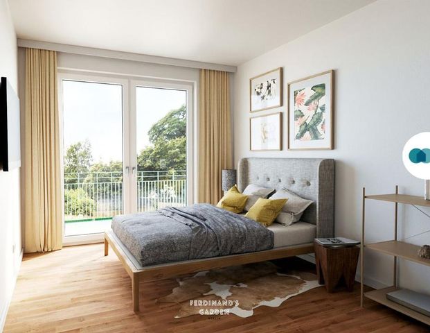 FAMILIENTRAUM: Weitläufige 5-Zimmer-Wohnung mit 3 BALKONEN, 2 BÄDERN und EBK im Neubauquartier 'Ferdinand's Garden' - Foto 1