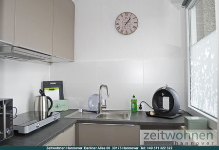 Laatzen, schöne Möblierung, 1 Zimmer Wohnung mit Balkon, 15 Min. zum Hbf. - Photo 2
