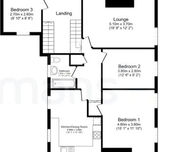 3 bedroom apartment to rent - Photo 2