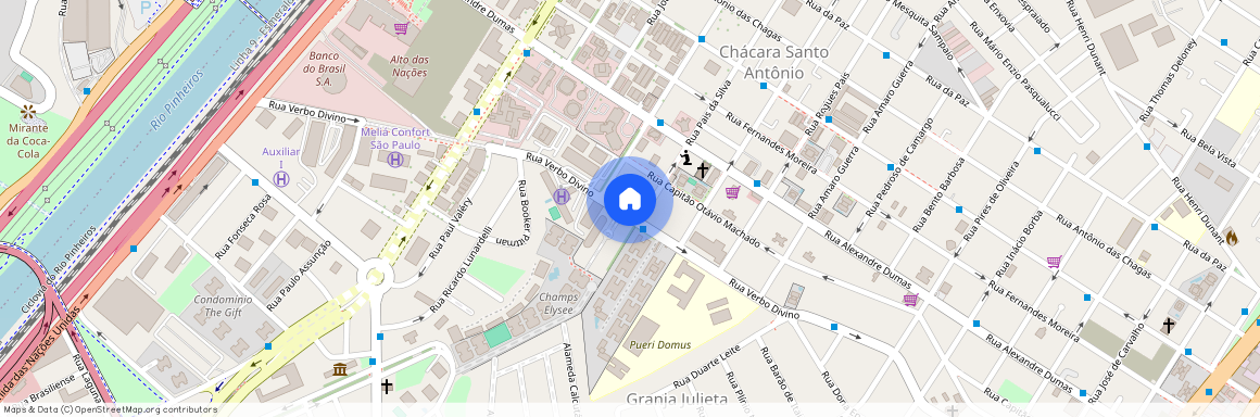 Rua Verbo Divino, 1131, Granja Julieta, São Paulo - SP, 04719-002, Brazil