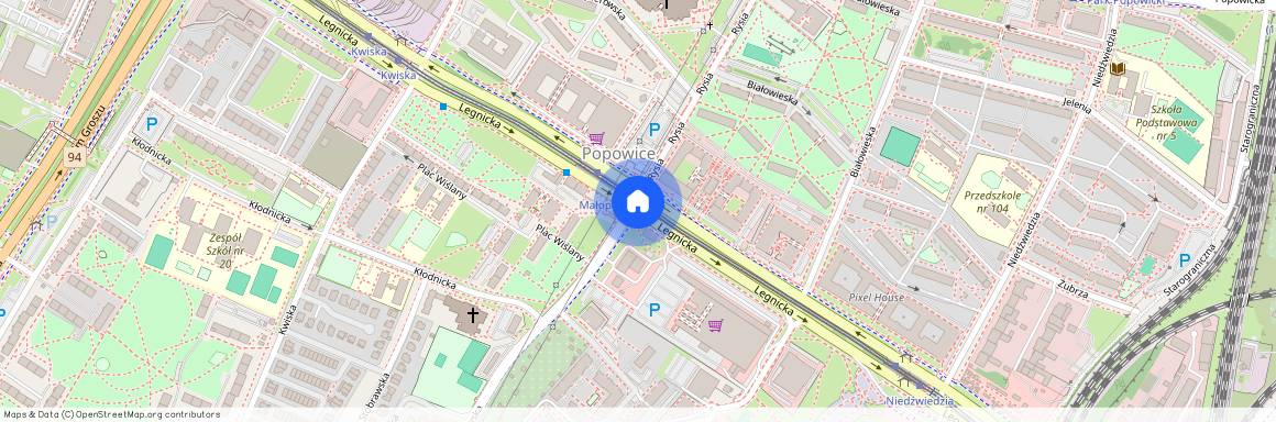 ul. Legnicka, Popowice Północne, Fabryczna, Wrocław, dolnośląskie