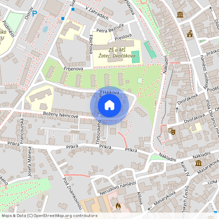 Třebízského, Žatec, okres Louny