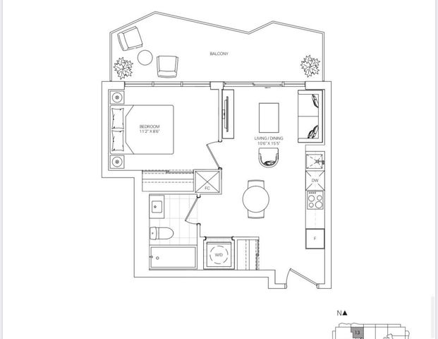 For Lease - 120 Broadway Avenue Unit# 1813N, Toronto, Ontario - Photo 1