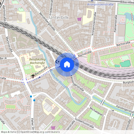 Karolingerstraße 1, 40223 Düsseldorf - Bilk