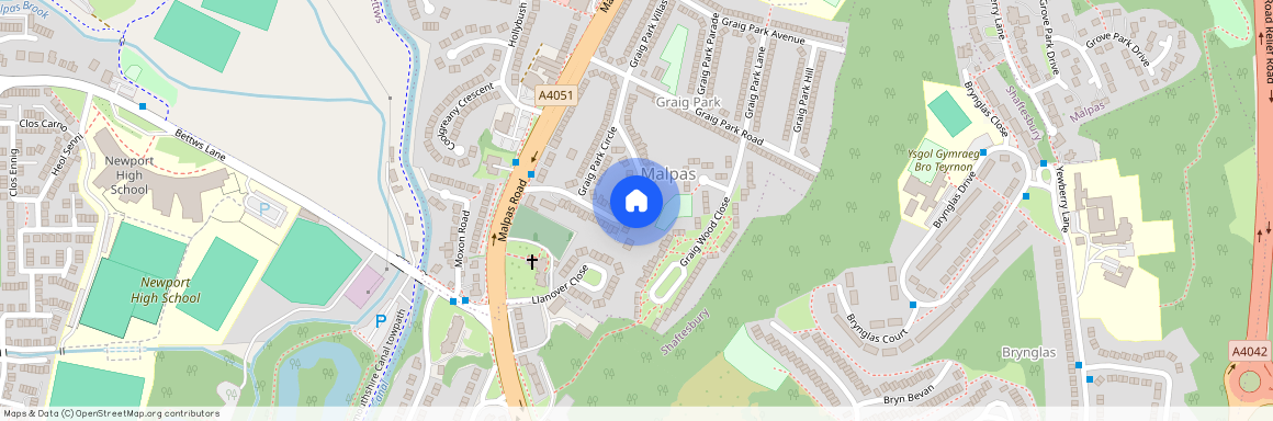 Graig Park Circle, Newport, South Wales, NP20