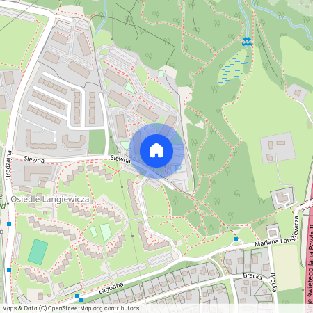 ul. Siewna, Złote Łany, Bielsko-Biała, śląskie