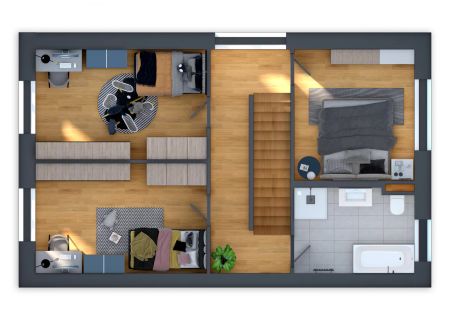 Moderne Doppelhäuser zur Miete in Pottendorf – Jetzt entdecken! 2/1 - HAUS 3 - Photo 3