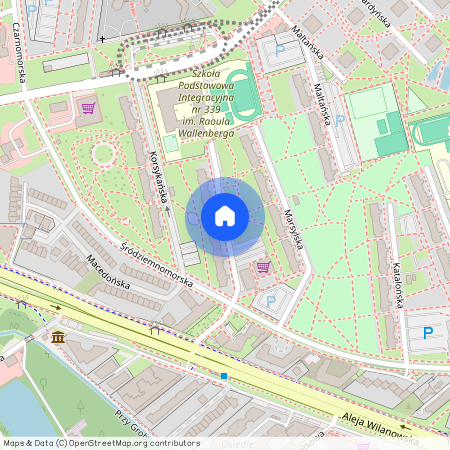 ul. Nicejska, Stegny, Mokotów, Warszawa, mazowieckie