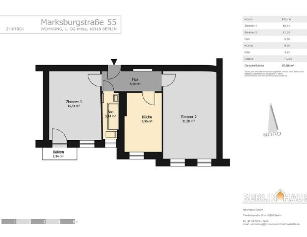 Super Schnitt in Karlshorst! WGs sind Willkommen! - Photo 1