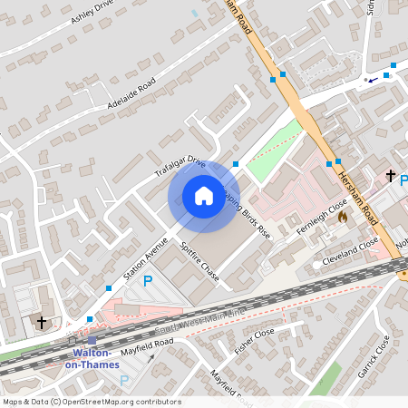 Station Avenue, Walton-on-Thames, Surrey, KT12