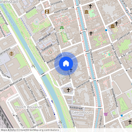 Springweg en omgeving Geertebuurt, 3511 PH, Oudegracht, Utrecht
