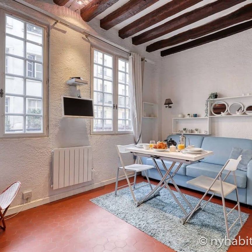 Logement à Paris, Location meublée - Studio T1 - Le Marais (PA-4978) - Photo 1
