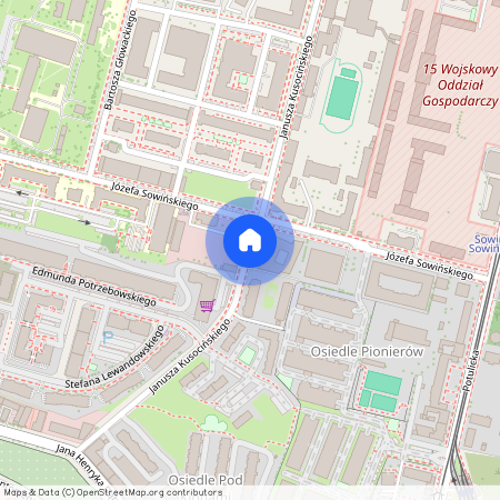 ul. Janusza Kusocińskiego, Centrum, Śródmieście, Szczecin, zachodniopomorskie