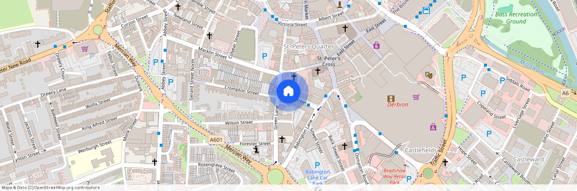 Gower Street, Derby, Derbyshire, DE1 1SD