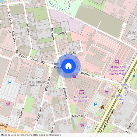 ul. Bakalarska, Raków, Włochy, Warszawa, mazowieckie