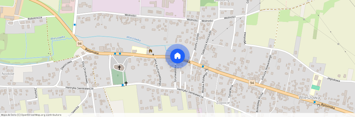 Bytomska, Wieszowa, Zbrosławice, tarnogórski, śląskie