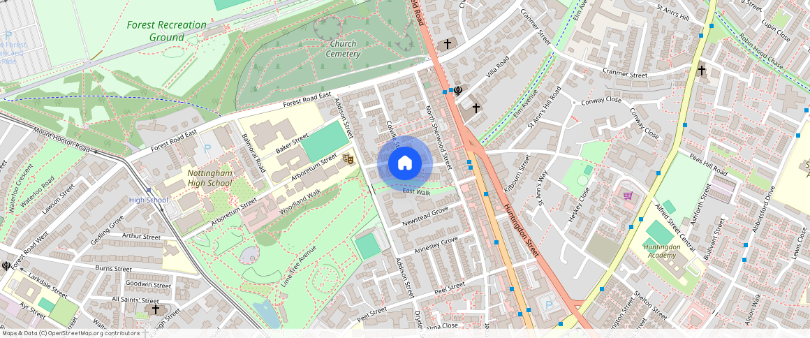 Flat A, 16A Colville Street, Nottingham, NG1 4HQ