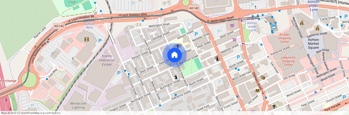 Portland Street North, Ashton-Under-Lyne, Greater Manchester, OL6