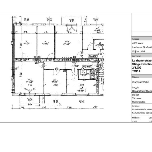 Großzügige 4-Zimmer-Wohnung mit in Wels/Vogelweide– 89,08 m² – mit Balkon – verfügbar 01.04.2026 - Photo 1