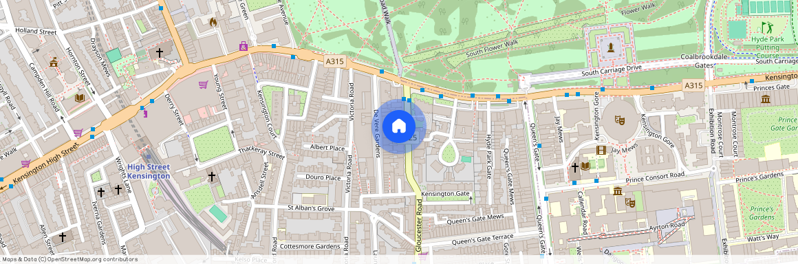 Palace Gate, Kensington, London, W8