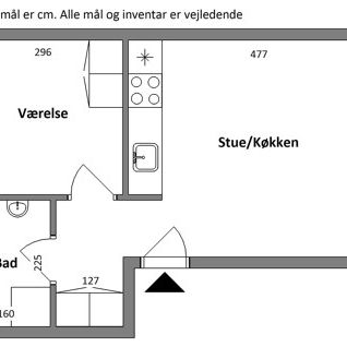 2-værelses studiebolig (Type 2) - Foto 3