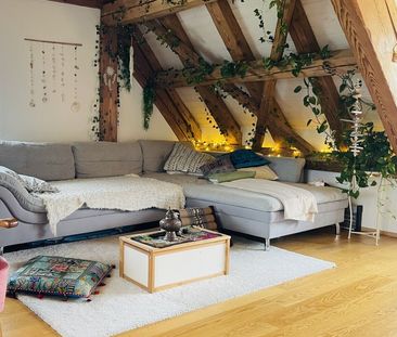 APPARTEMENT 1 PIÈCE MANSARDÉ À HÜTTEN (ZH), MEUBLÉ, TEMPORAIRE - Foto 4