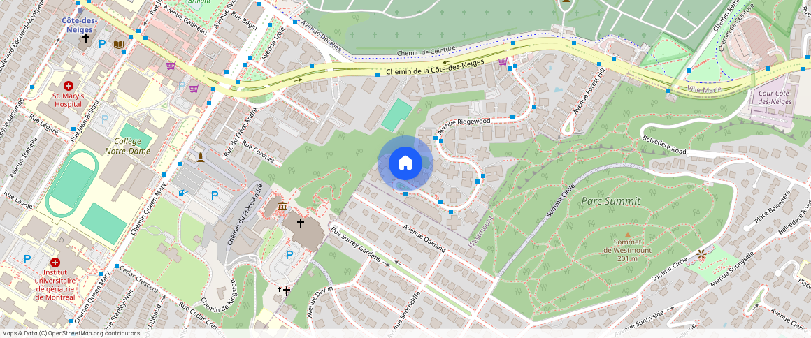 ** avenue Ridgewood, Montreal, Quebec, Canada, H3V 1B4