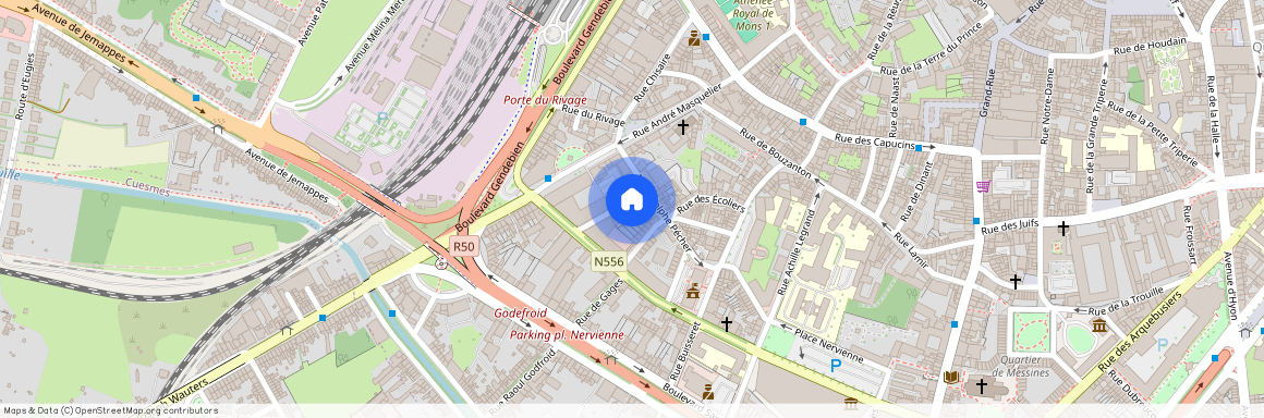 Rue Du Gazomètre, 1, 2, 7000, Mons