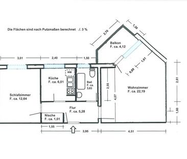 Attraktive 2-Zimmerwohnung mit Balkon - Foto 3