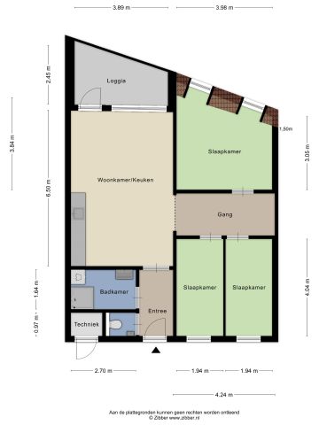 Appartement te huur: Stationsweg 5-B 3362 HA Sliedrecht - Photo 5