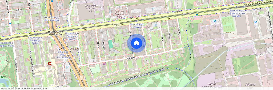 Łódź, Śródmieście, ok. ul. Piłsudskiego/Rydza Śmigłego