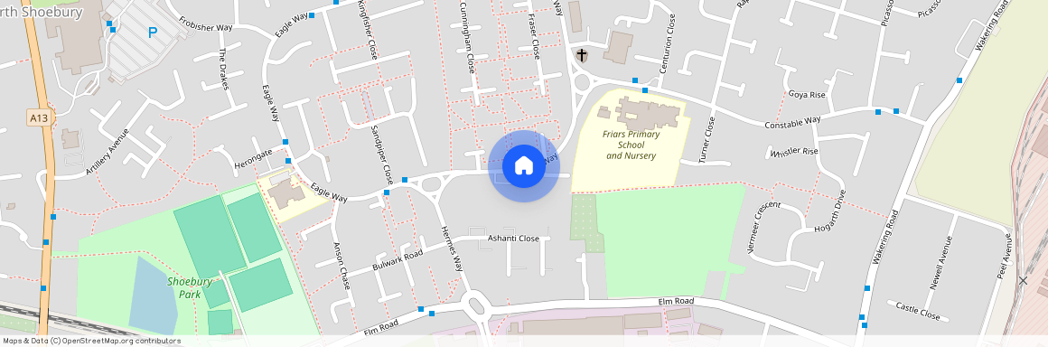 Southend-on-Sea, Shoeburyness, Eagle Way, SS3 9RJ, Essex