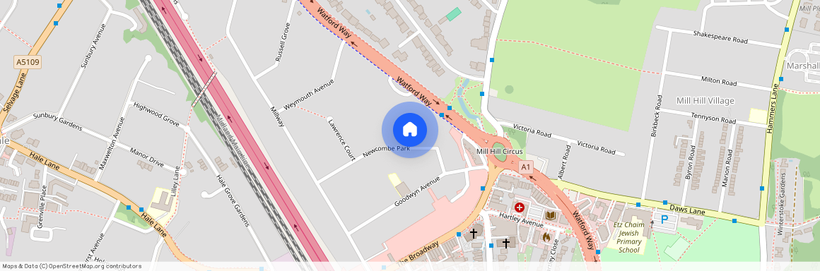 Newcombe Park, Mill Hill, NW7