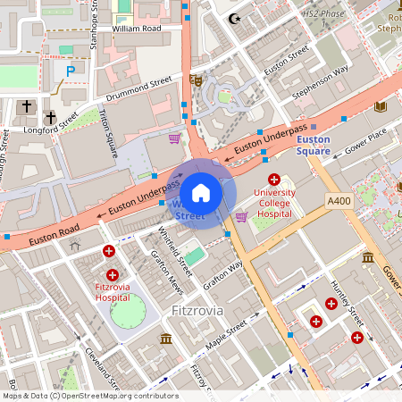 Warren Court, Warren Street, Fitzrovia, London, NW1