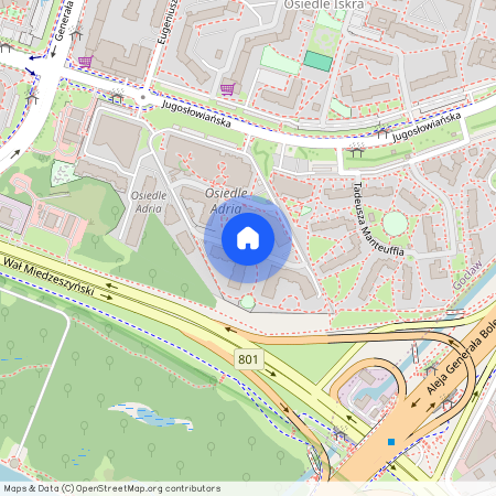 ul. Jugosłowiańska, Gocław, Praga-Południe, Warszawa, mazowieckie