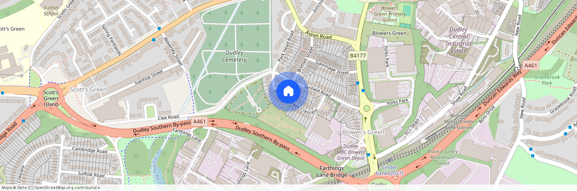 Blowers Green Crescent, Dudley