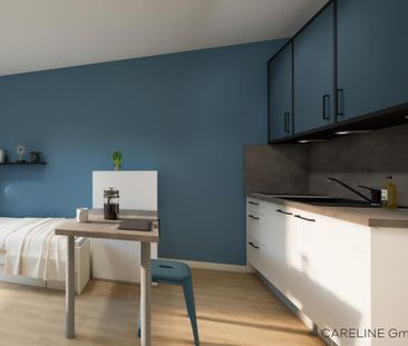 Smartes 1-Zimmer-Apartment für Studierende im Quartillion Wiesbaden - Photo 4