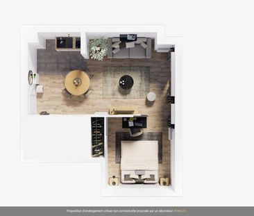 location Appartement T1 DE 40.54m² À CLAMART - Photo 5