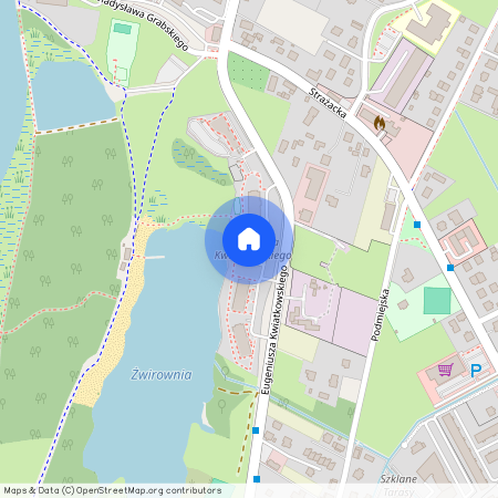 ul. Eugeniusza Kwiatkowskiego, Drabinianka, Rzeszów, podkarpackie